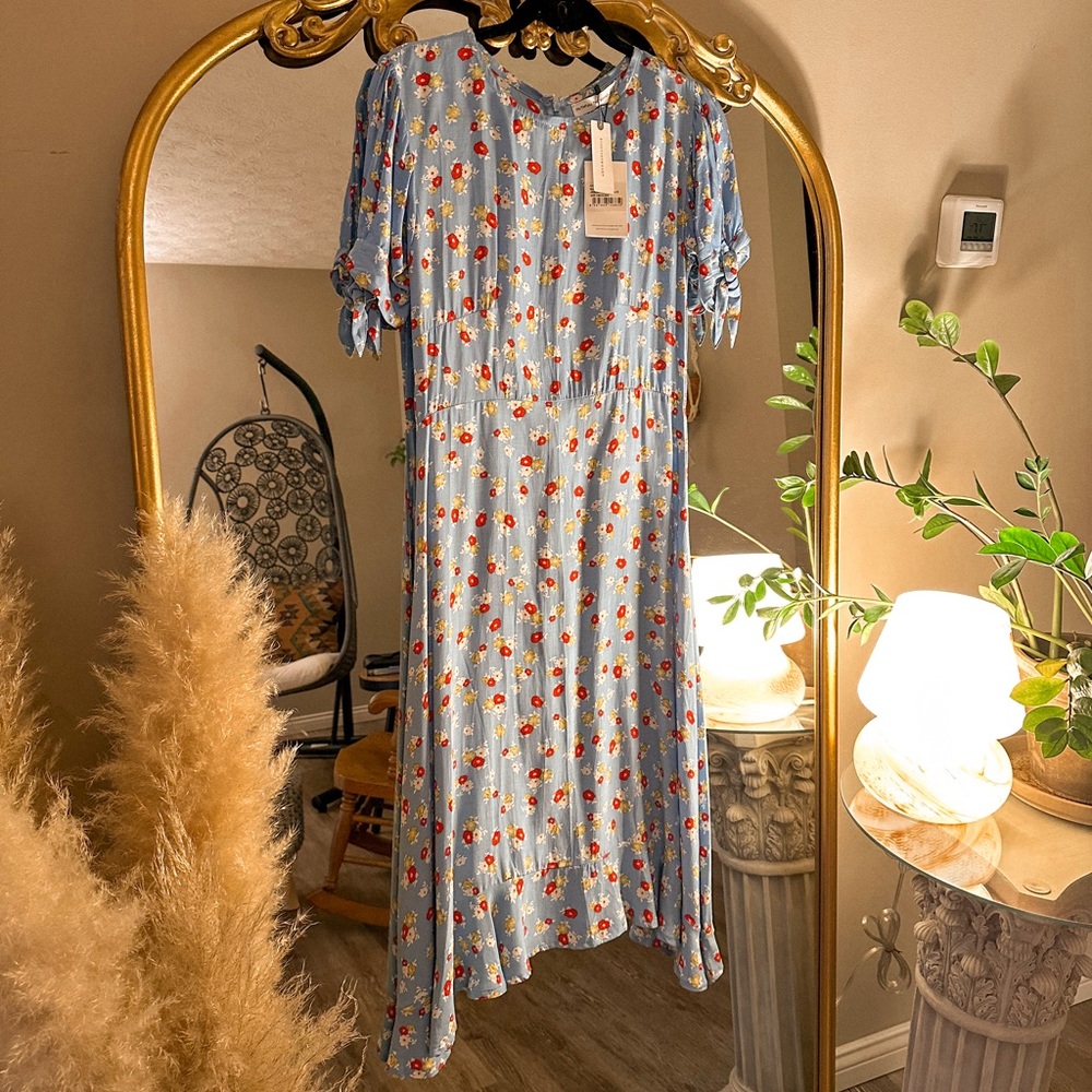 Faithful The Brand Dress NWT🩵❤️💚